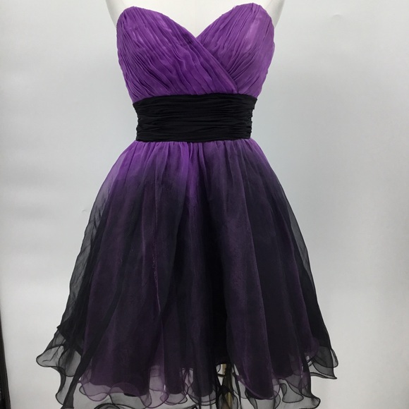 Prom Dress Strapless Size 6 - Picture 3 of 4